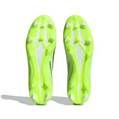ADIDAS Unisex X Crazyfast .3 FG Cleats- Cloud White / Core Black / Lucid Lemon- Regular (D) -Shoe Discount Store X Crazyfast.3 Firm Ground Cleats White HQ4534 03 standard