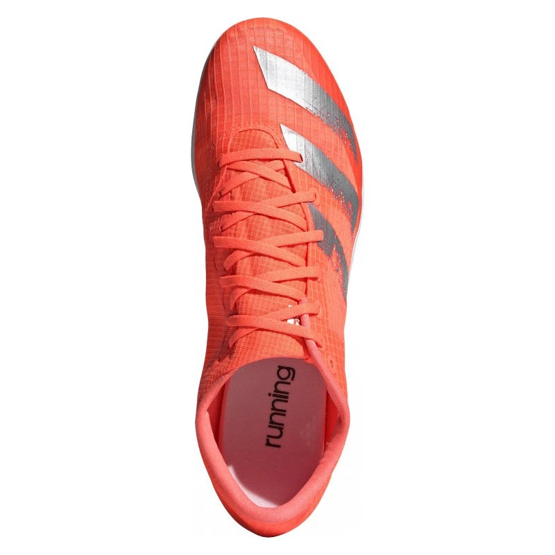 ADIDAS Women's Distancestar Track Spike - Signal Coral/Silver/White- Regular (B) 7 ADIDAS Women's Distancestar Track Spike - Signal Coral/Silver/White- Regular (B) - Image 5