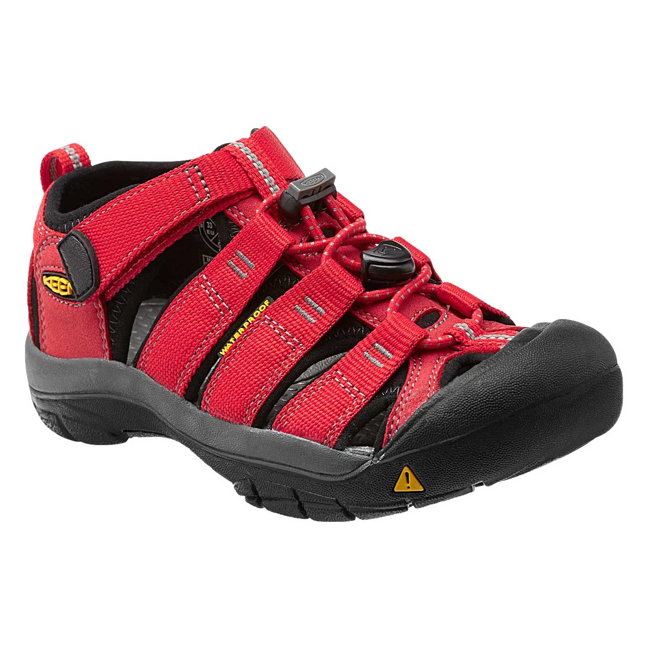 Keen Big Kids' Newport H2 Sandal - Ribbon Red/Gargoyle 4 Keen Big Kids' Newport H2 Sandal - Ribbon Red/Gargoyle - Image 2