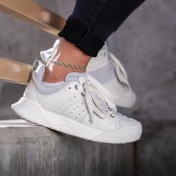 Women's X-SCAPE NBK Low Sneaker - Blanc/Light Grey - Regular (B) -Shoe Discount Store womens x scape nbk low blanc light grey ls 1 800x b9492fc0 fa2b 4ed0 bc1d af448e067ec4