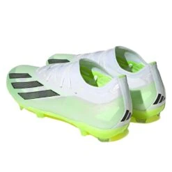 Unisex Adidas X CRAZYFAST.2 FG Soccer Shoe - White, Core Black, Lucid Lemon - Regular (D) -Shoe Discount Store zapatos adidas x crazyfast 2 firm ground boots hq4533 ftwwht cblack luclem 0000302546732 2